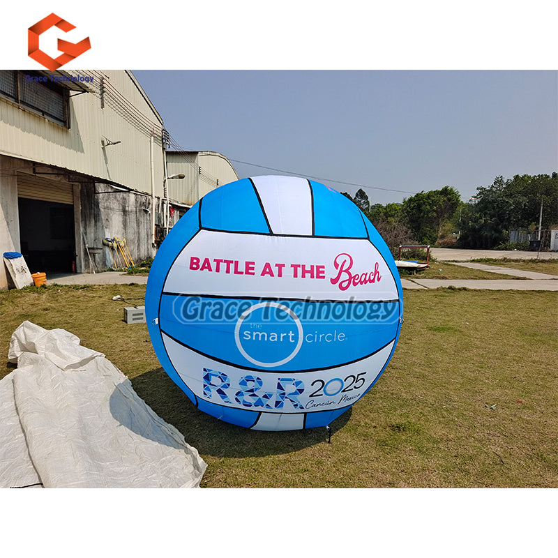 12ft Giant Inflatable Volleyball Advertising Inflatable Volleyball for Sports Festival Events