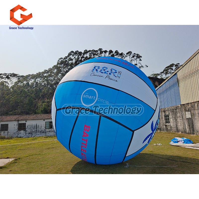 12ft Giant Inflatable Volleyball Advertising Inflatable Volleyball for Sports Festival Events