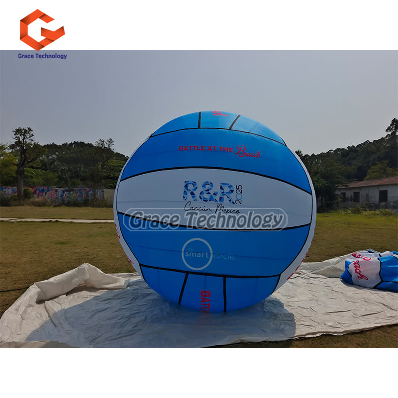 12ft Giant Inflatable Volleyball Advertising Inflatable Volleyball for Sports Festival Events