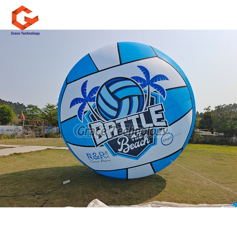 12ft Giant Inflatable Volleyball Advertising Inflatable Volleyball for Sports Festival Events