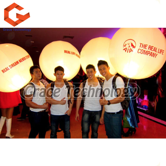 Mobile Walking Advertising Balloon Inflatable Backpack Balloon for Exhibition