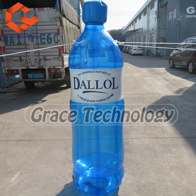 Clear PVC Inflatable Drink Bottle Bear Wine Bottle Replicas for Decorations