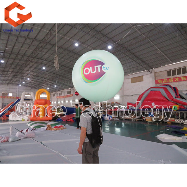 Mobile Walking Advertising Balloon Inflatable Backpack Balloon for Exhibition