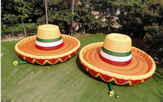Customized Giant Inflatable Hat Balloon Large Inflatable Cowboy Hat Model for Advertising