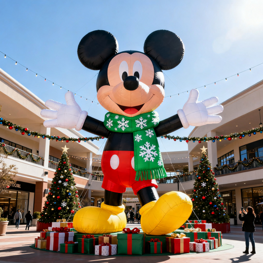 Inflatable Cartoon Mickey Mouse Custom Inflatable Mouse Model for Advertisement