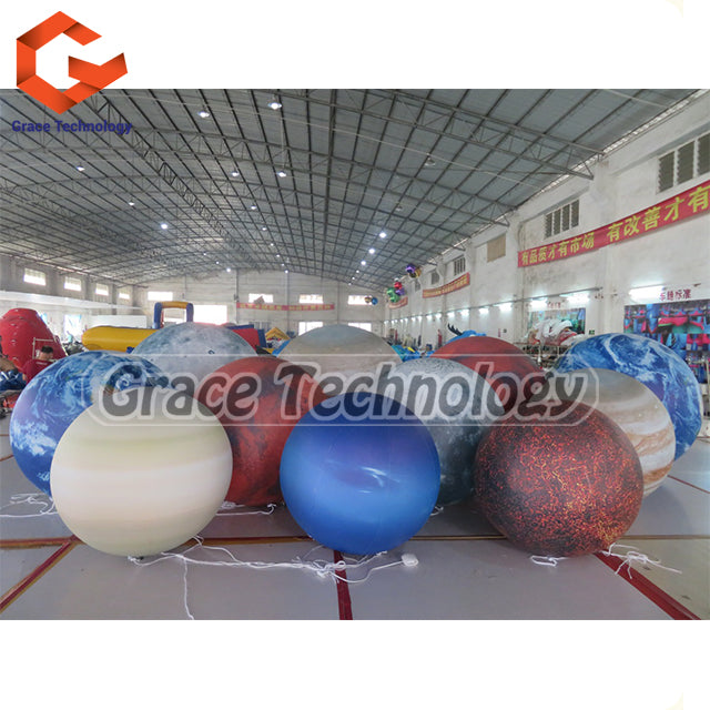 Giant Inflatable Planet Balloons for Party Decoration - Earth, Moon, Jupiter, Saturn, Uranus, Neptune, Mercury, Venus