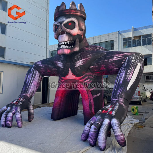 Giant Inflatable Halloween Zombie Tunnel