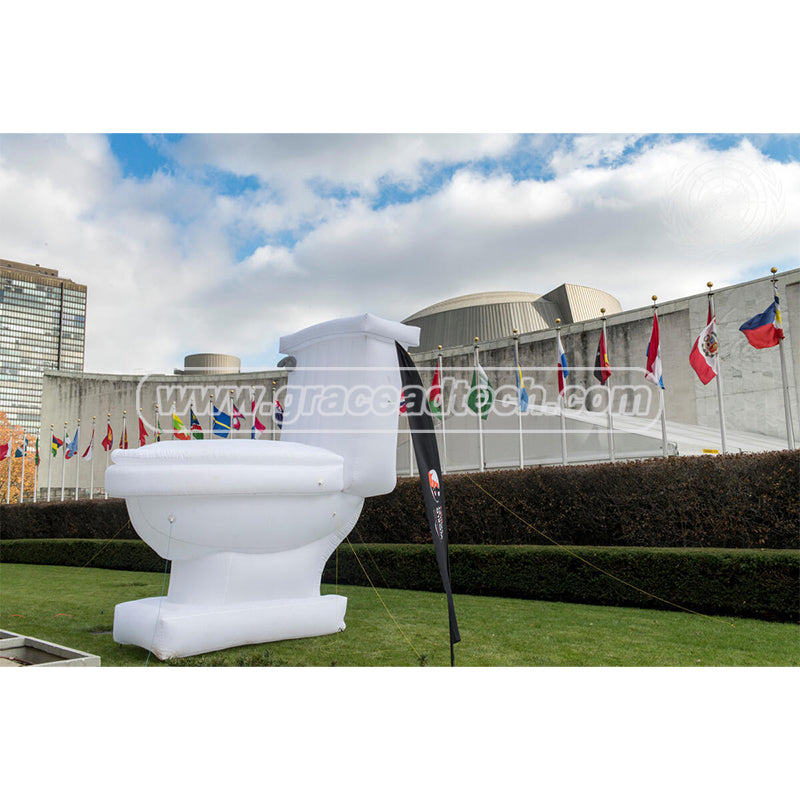 Giant Advertising Inflatable Toilet Inflatable Product Replicas Model