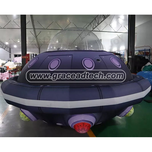 Inflatable UFO Balloon Flying Saucer Replicas Models for Space Theme Event Decoration