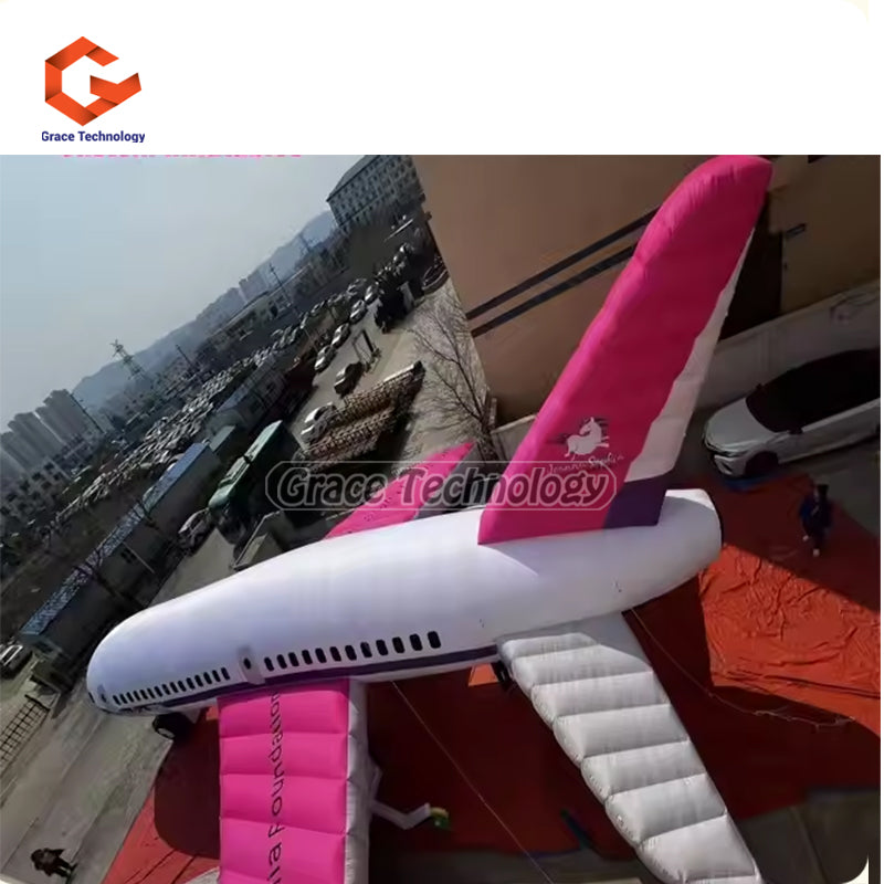 Giant Inflatable Realistic Civilian Aircraft inflatable plane balloon