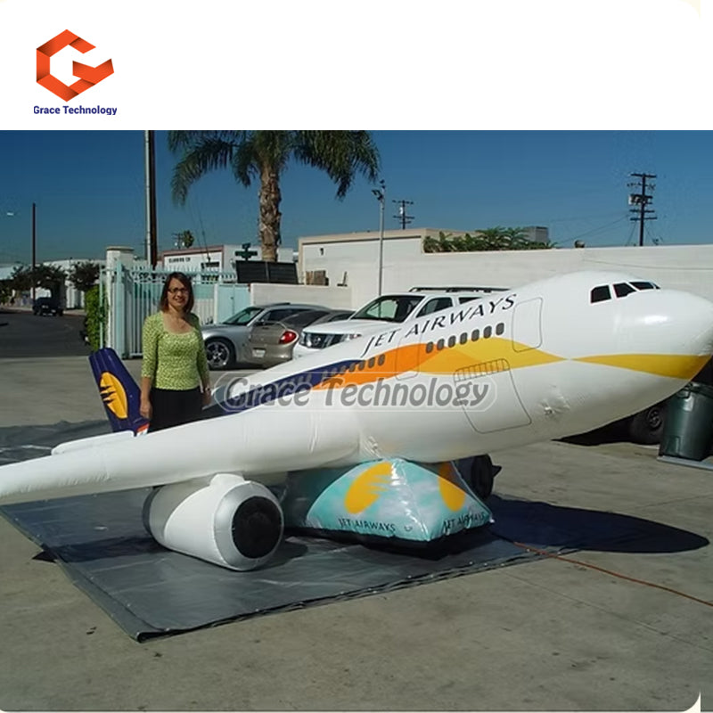 Giant Inflatable Realistic Civilian Aircraft inflatable plane balloon