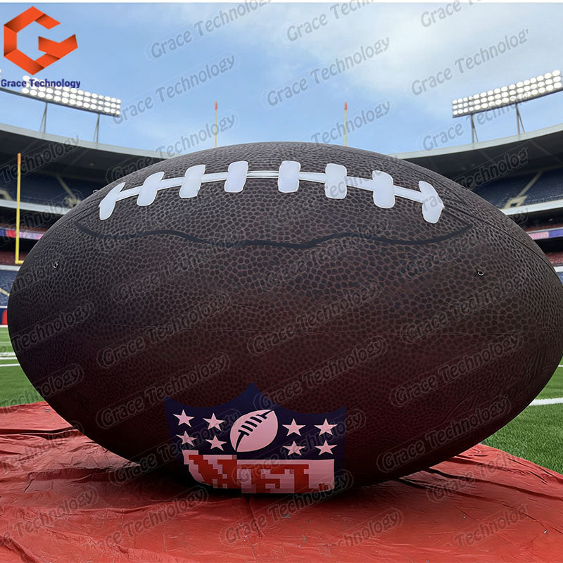 Durable Giant Inflatable Rugby Balloons, Inflatable Rugby Models Decorations for Rugby Playing Fields