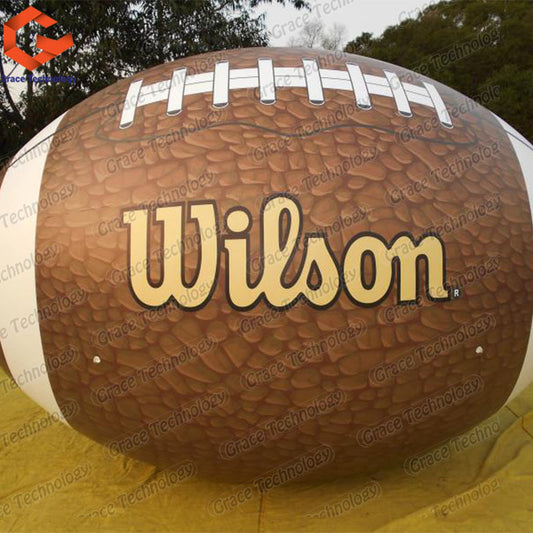 Durable Giant Inflatable Rugby Balloons, Inflatable Rugby Models Decorations for Rugby Playing Fields