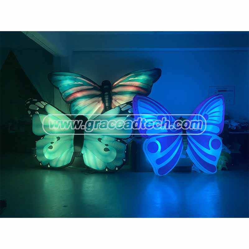 Inflatable Butterfly Costume for Festival Performers and Events