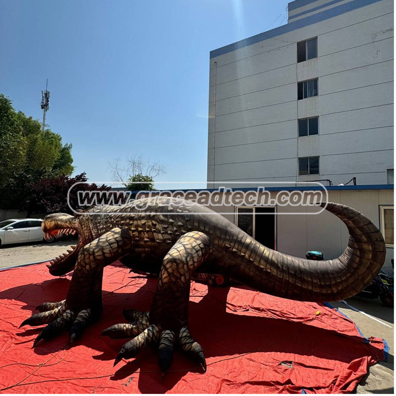 Giant Inflatable Crocodile Animal Model Replicas