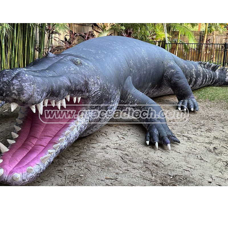 Giant Inflatable Crocodile Animal Model Replicas