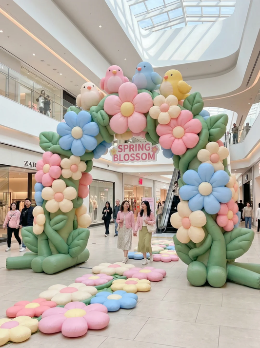 Custom Outdoor Advertising  Inflatables for Weddings Party Events Continuous Entrance
