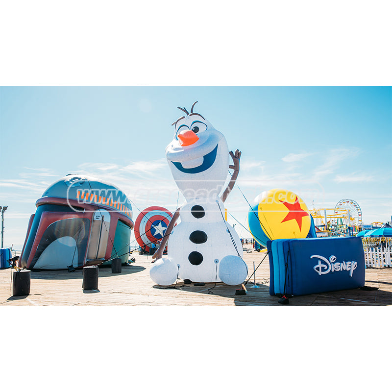inflatable disney Custom Animal Balloons Cartoon Cute Inflatable Snowman Olaf for Advertising and Promotion