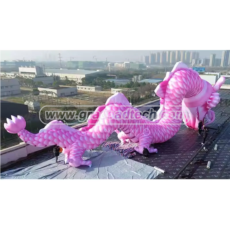 Inflatable Dragon Mascot Inflatable Chinese Dragon Cartoon for Festival Decoration