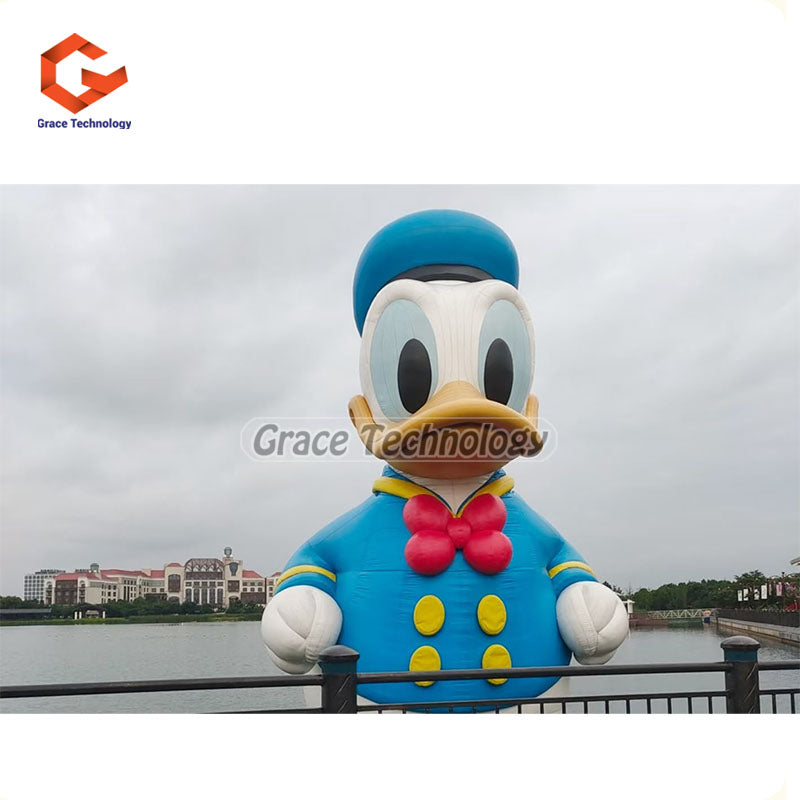 Customized Inflatable Duck for Outdoor Park Party Decor Inflatable Donald Duck Cartoon Model for Sale