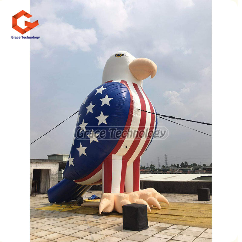 Outdoor Giant Inflatable Eagle Model Hawk Animal Cartoon Bird