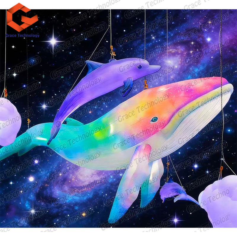 Wholesale Water Game Toy Kids Inflatable Toy Inflatable Animal Toy Pvc Purple Inflatable Dolphin