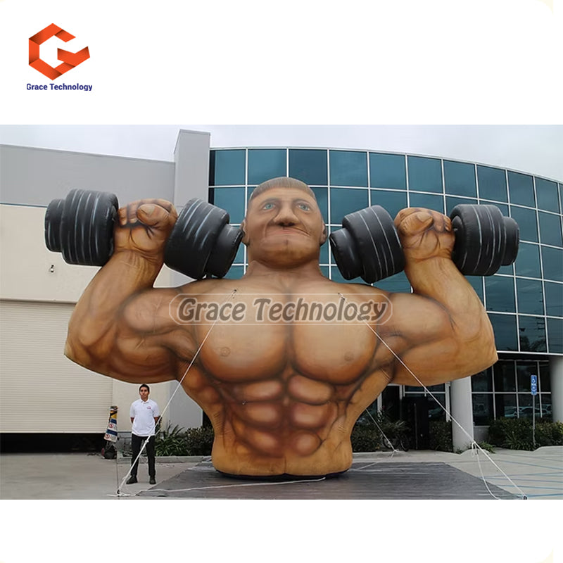 Gym Inflatable Fitness Muscle Man for Fitness Clubs Muscle Man