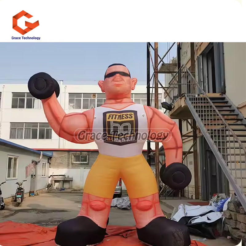 Gym Inflatable Fitness Muscle Man for Fitness Clubs Muscle Man