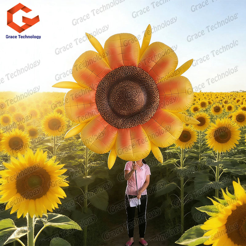Inflatable Puppets Outdoor Inflatable Event Supplies Giant Inflatable Flower