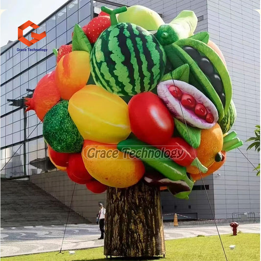 Inflatable Fruit Vegetable Advertising Inflatables for Party Decorations Tree Displays-Featuring Strawberry Watermelon Peach