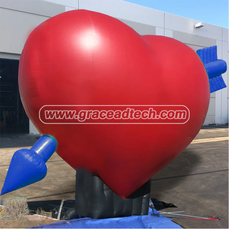 Giant Inflatable Heart Balloon for Event Decoration