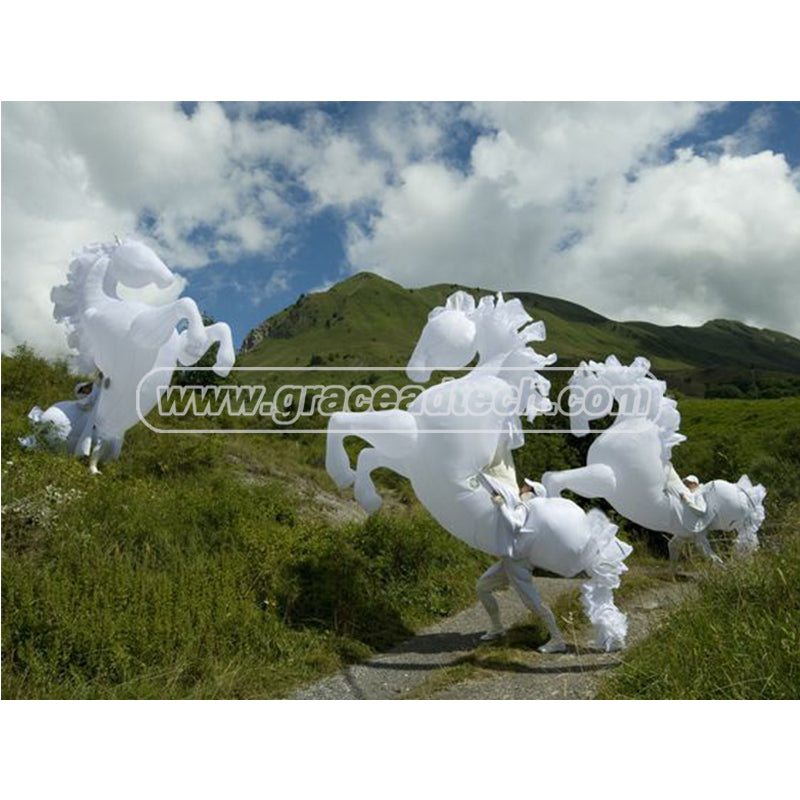 Inflatable Horse with Lighting Inflatable Horse Puppet for Parade