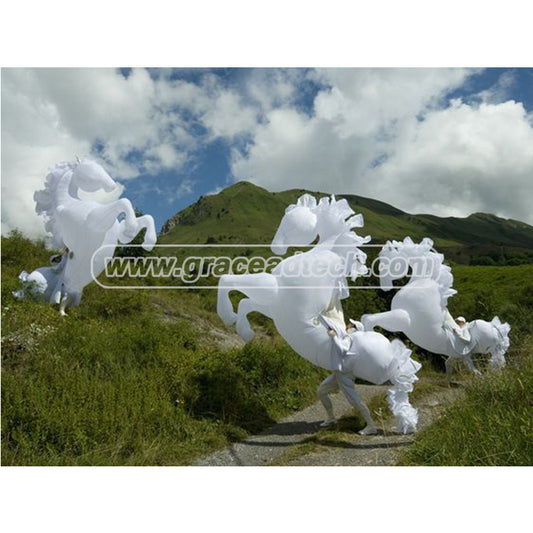 Inflatable Horse with Lighting Inflatable Horse Puppet for Parade
