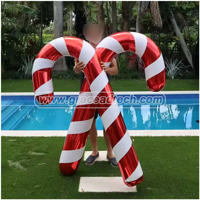 Hanging Inflatable Candy Balloon Inflatable Lollipop Candy Model for Decoration