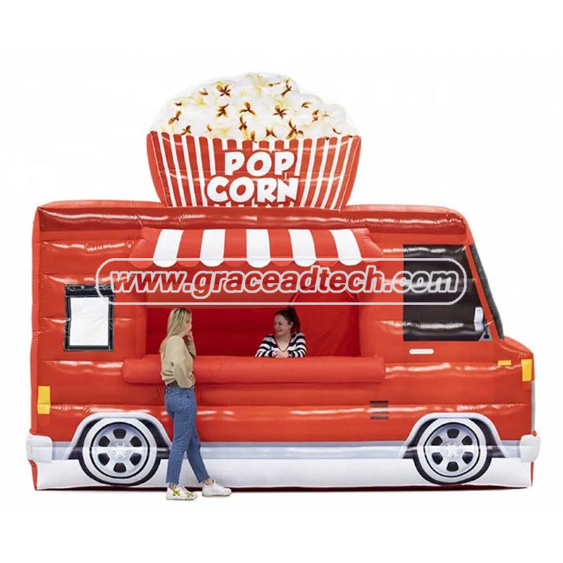 Inflatable Food Truck Ice-Cream Vanice Snack Drinks Booth Tent for Carnival Rental