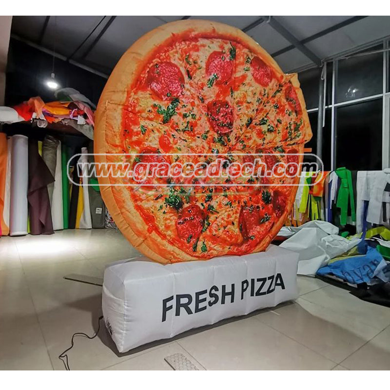 Giant Inflatable Pizza Replicas