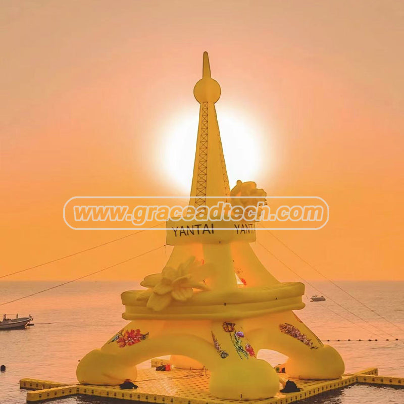 Inflatable Eiffel Tower Model Replicas for Decoration