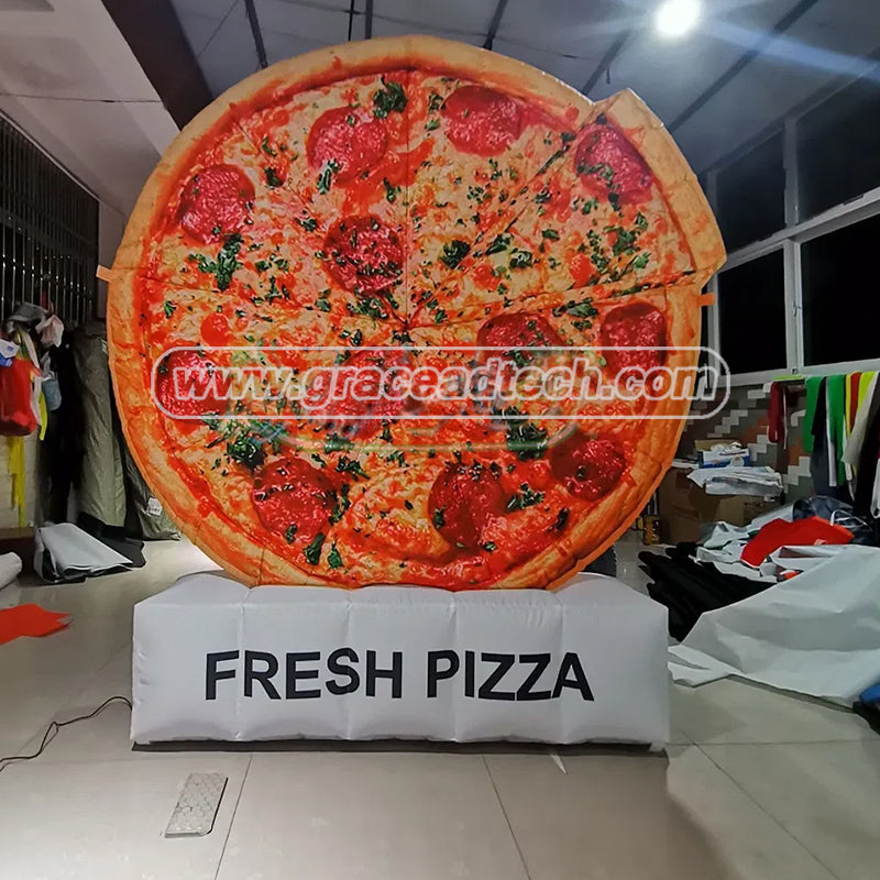 Giant Inflatable Pizza Replicas