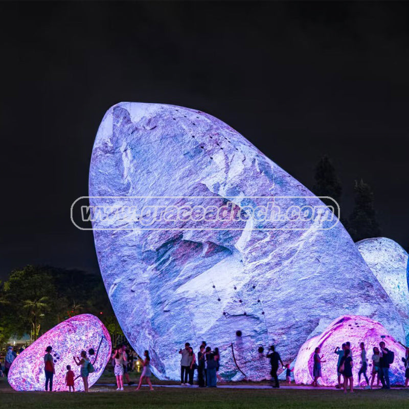 Inflatable rock man inflatable chump model