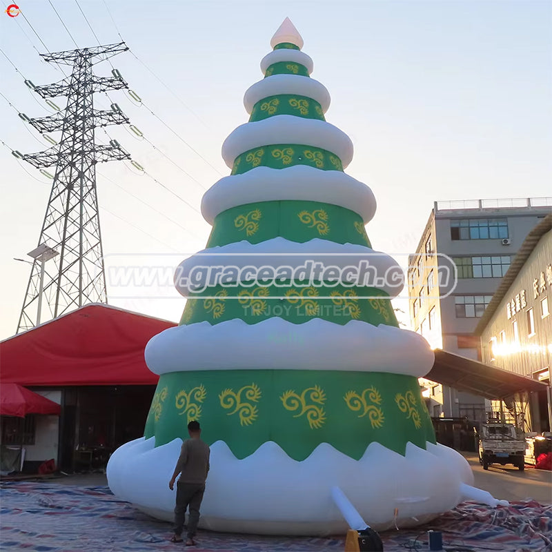 Outdoor Giant Inflatable Christmas Tree with Lights