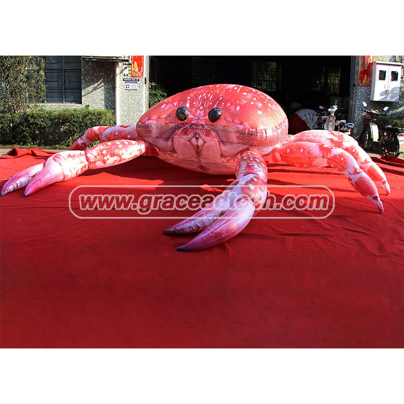 Inflatable Giant Crab Blow Up Sea Animal Figure Party Big Yard