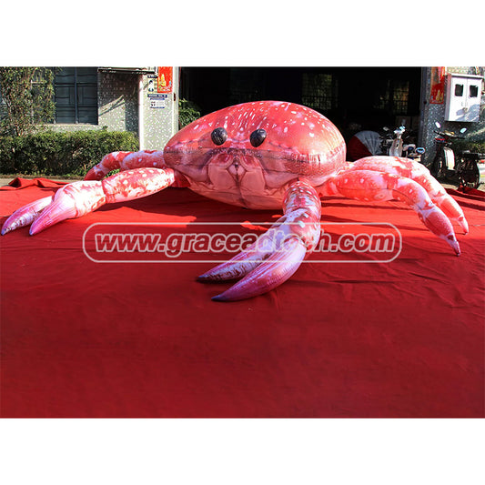 Inflatable Giant Crab Blow Up Sea Animal Figure Party Big Yard
