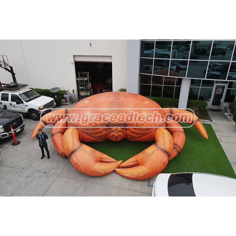 Inflatable Giant Crab Blow Up Sea Animal Figure Party Big Yard