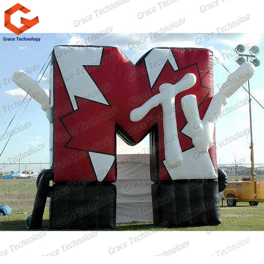 Customized Advertising LED Light Huge Giant Inflatable Letters and Logo Alphabet Signs for Sale