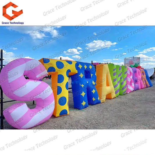Custom Inflatable logo Letter Large Giant Business Outdoor Display Advertising