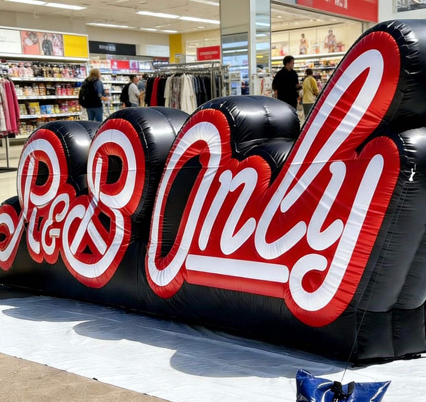 Customized Advertising LED Light Huge Giant Inflatable Letters and Logo Alphabet Signs for Sale