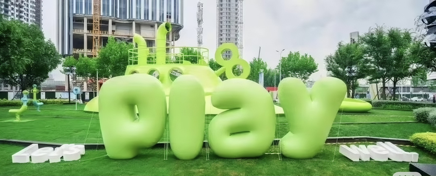 Customized Advertising LED Light Huge Giant Inflatable Letters and Logo Alphabet Signs for Sale