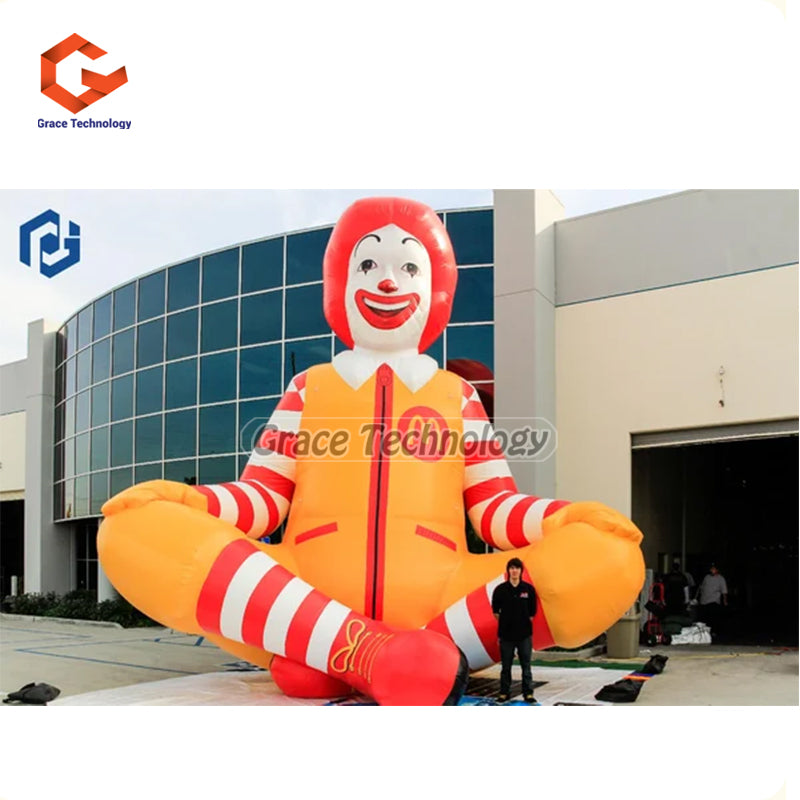 KeepFuns McDonald's Uncle Inflatable Parade Helium Balloon Commercial Event Mascot Decoration Model for Sea Shipping