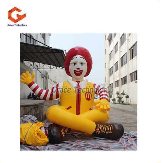 KeepFuns McDonald's Uncle Inflatable Parade Helium Balloon Commercial Event Mascot Decoration Model for Sea Shipping