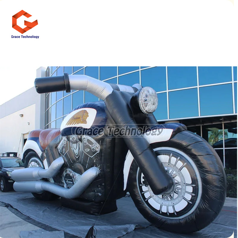 Giant Huge Large Big Customized Inflatable Motor Van Motorcycle Motor Bicycle Motorbike Bike Model